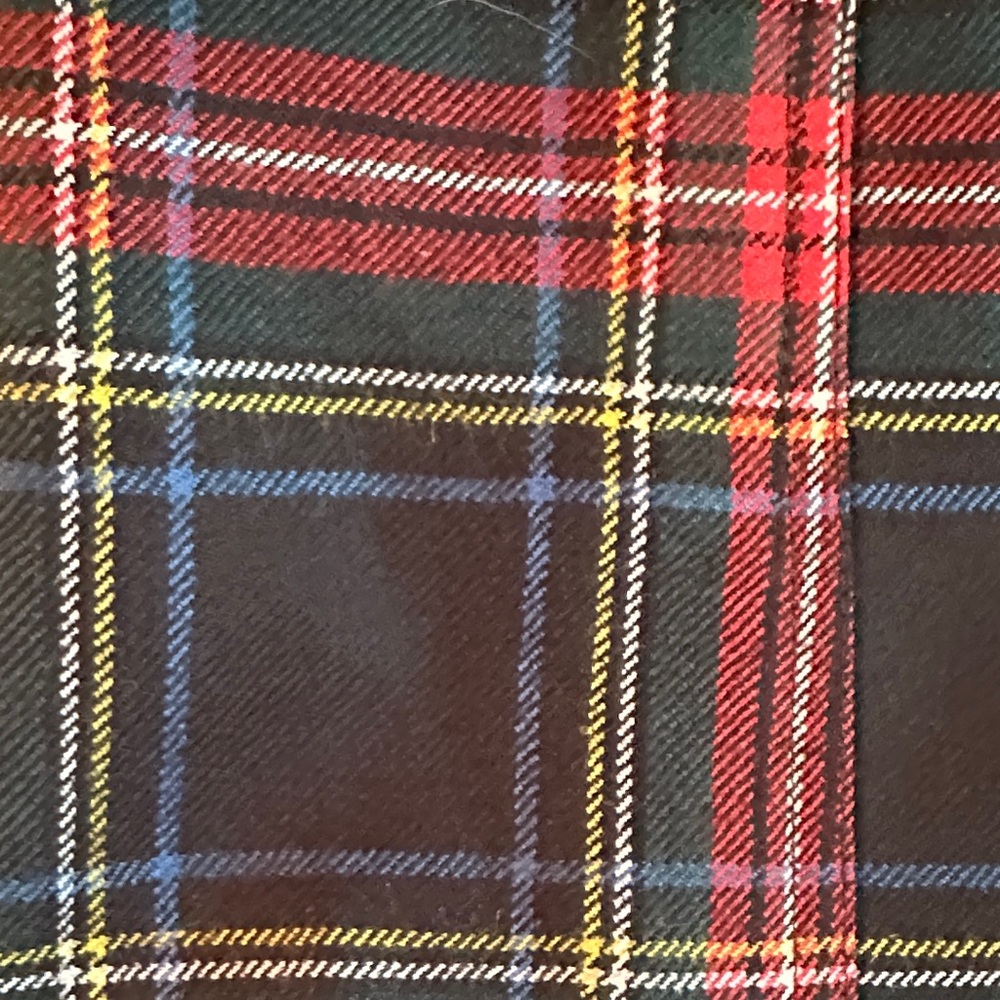Smythe Multicolor Plaid Blazer with Gold Accents - Picture 7 of 8